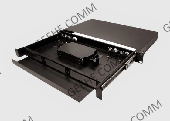 1 RU 12 Singlemode LC-UPC Portzöpfe der Gestell-Berg-Flecken-und Spleiß-Platten-900um