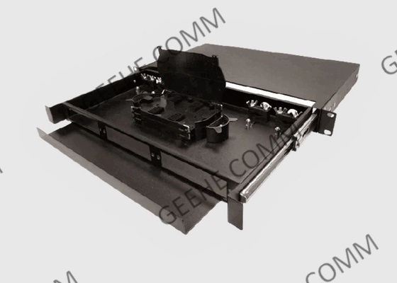 1 RU 12 Singlemode LC-UPC Portzöpfe der Gestell-Berg-Flecken-und Spleiß-Platten-900um