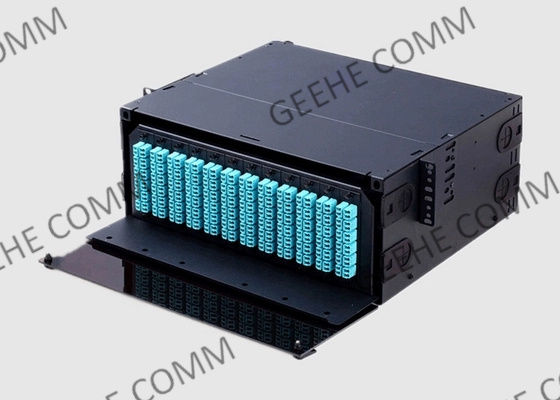 Gestell-Berg-Faser-Schalttafel 4U HD mit Adapter-Platte oder MPO-/MTP-Kassette