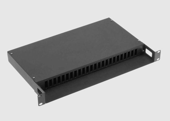 Gestell brachte 24 Faser-Optikschalttafel des Kern-FC ODF 3U an
