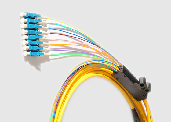 Monomode- 2.0MM 40G MPO zum Faser-Ausbruch-Kabel 8 X LC