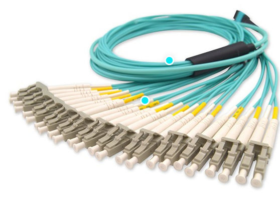 144 LWL - Kabel der Faser-OM3 LC Dulpex 100G MPO