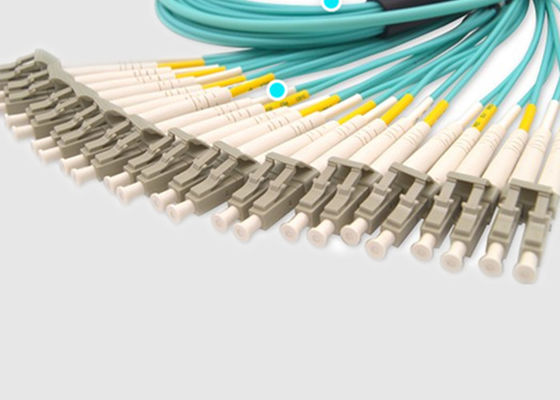 144 LWL - Kabel der Faser-OM3 LC Dulpex 100G MPO