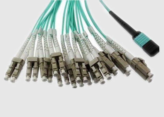 144 LWL - Kabel der Faser-OM3 LC Dulpex 100G MPO