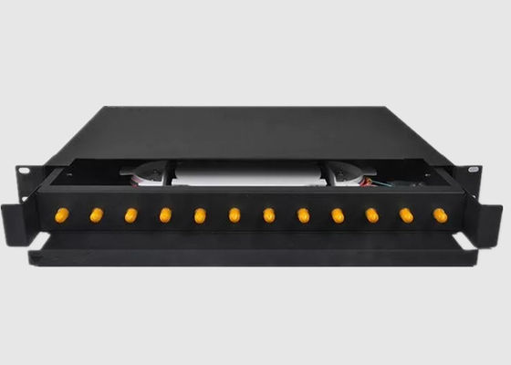Portoptikschalttafel der St.-Zopf-50/125 faser-1U 12