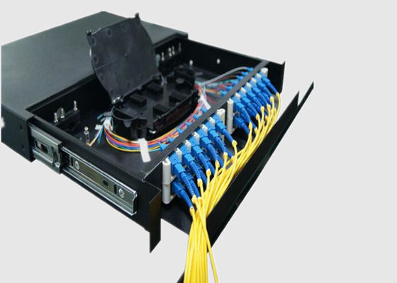 12 Port-Schalttafel SC/UPC LC/UPC aus optischen Fasern