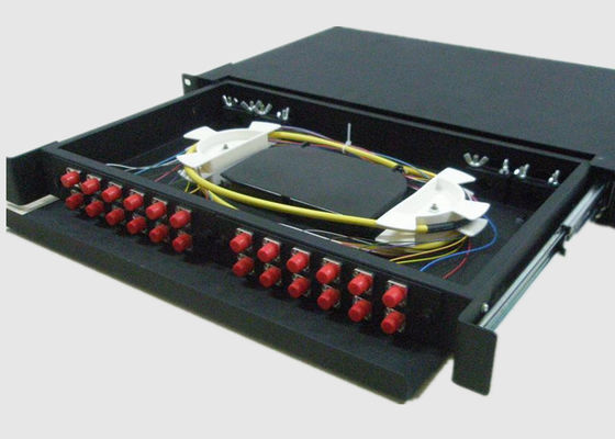 Port-FC Faser-Optikschalttafel des Zirkoniumdioxid-Einsatz-Singlemode 2U 24
