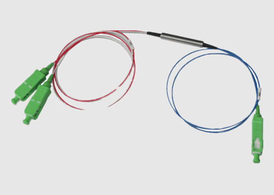 3 Faser-Optikisolator der Hafen-980nm 850nm 1x2 für Netz