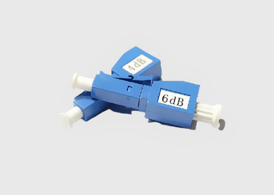 Männlich-weibliches Faser-Optikabschwächer-Monomode- 0db 1db 2db LC UPC