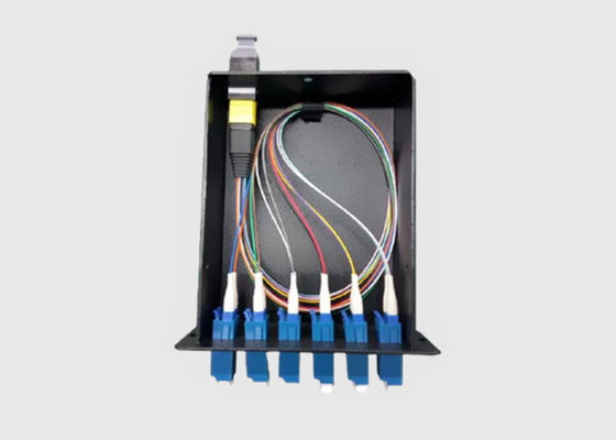 12 Faser vorinstallierte 6 Duplex-Faser-Ausbruch-Kabel-Kassette LC-Adapter-MTP/MPO