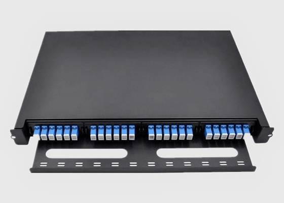 Gestell-Berg-Faser-Schalttafel 1U HD mit MPO-/MTP-Kassetten-oder -adapter-Platte